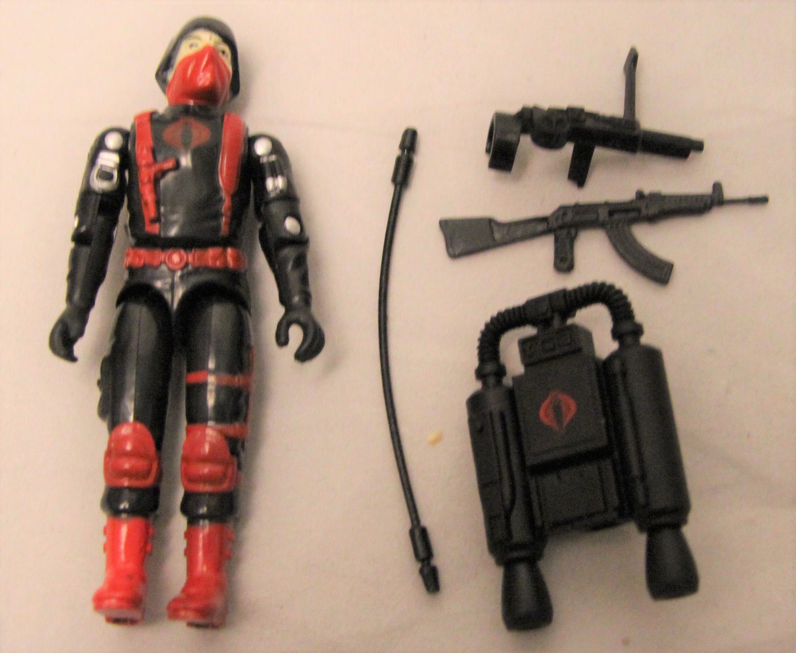 Black Major Jet Pack Cobra Solider